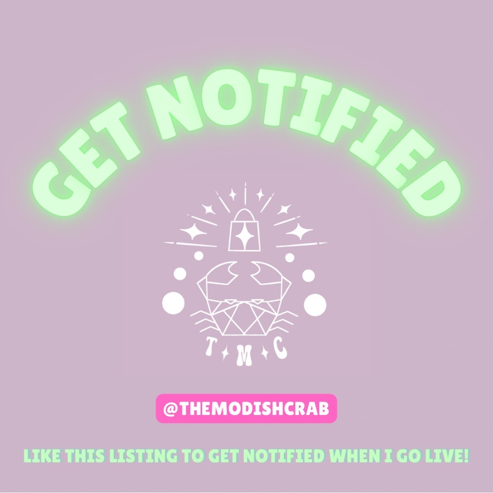 @themodishcrab live notification flyer!